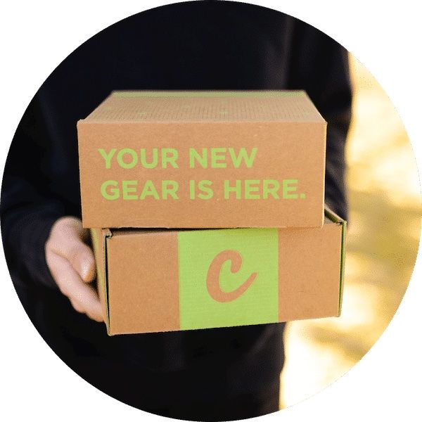 person holding a cannabox subscription box