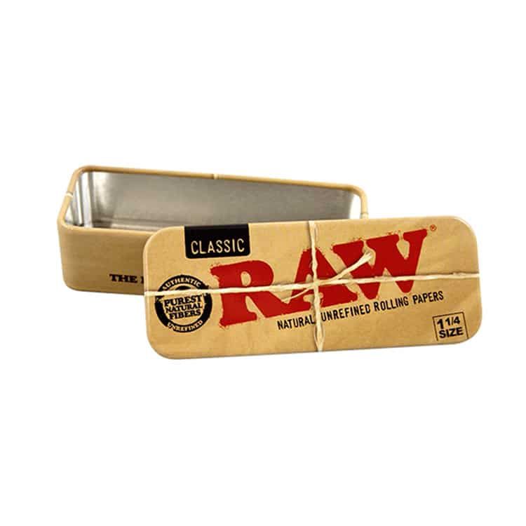 Cannabox Raw Rolling Paper Tin