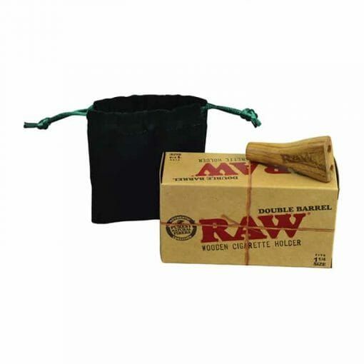 Raw Wooden Double Barrel Joint Holder