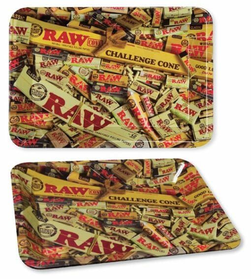 Raw Authentic Mixed Items Mini Rolling Tray