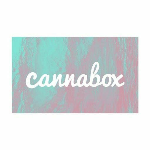 Cannabox July 2019 Logo Sticker