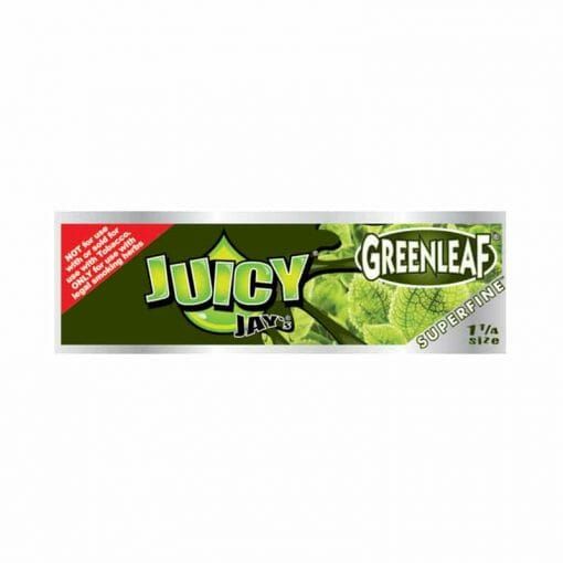Juicy Jay Green Leaf Rolling Papers 1 1/4”