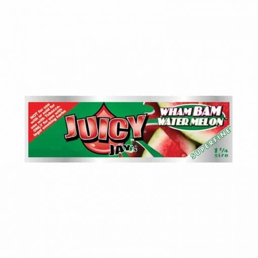 Juicy Jay 1 1/4” Super Fine Wham Bam Watermelon Rolling Papers
