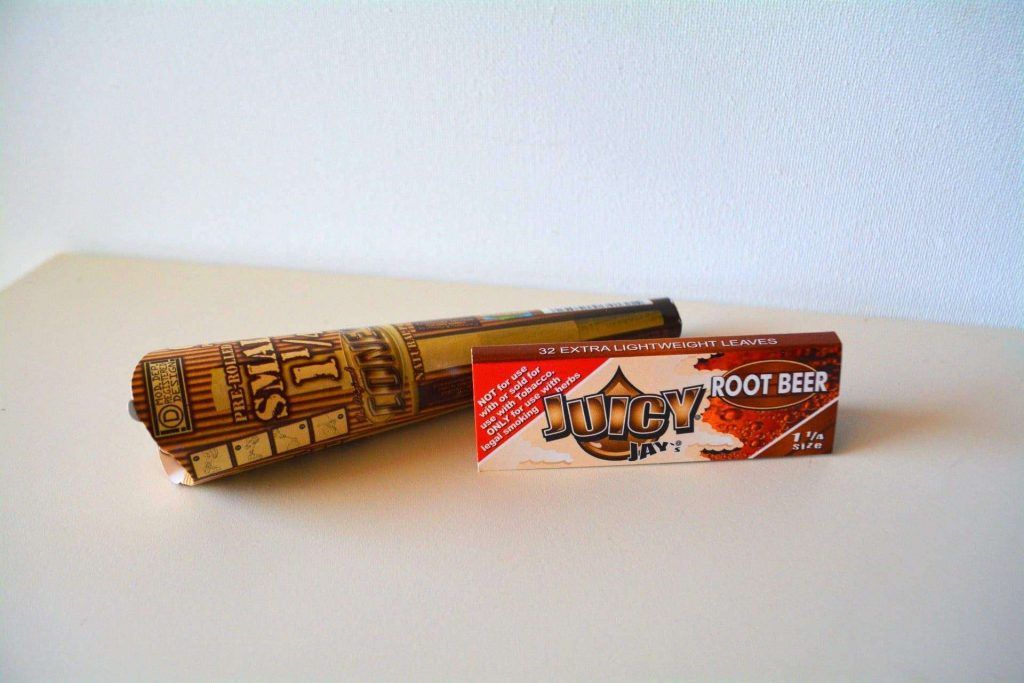 Juicy Jay Root Beer Flavored Papers & The Original Cones - Cannabox Papers (Pictured)
