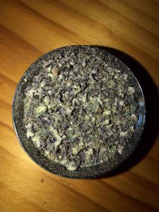Marijuana Shake in Grinder