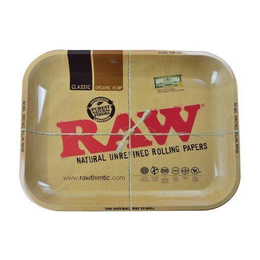 Raw Authentic Large Rolling Tray