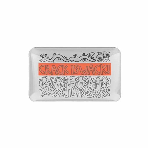 Keith Haring Glass Rolling Tray