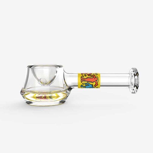 Keith Haring Spoon Pipe Yellow