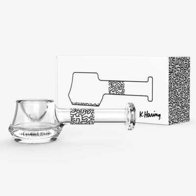 Keith Haring Spoon Pipe White Box