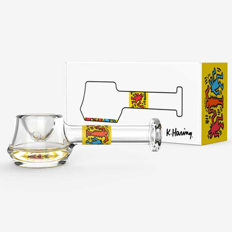 Keith Haring Spoon Pipe | Glass Hand Pipes | Online Smoke Shop