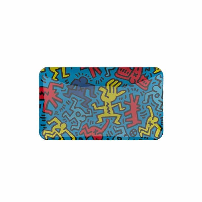 Keith Haring Rolling Tray Blue