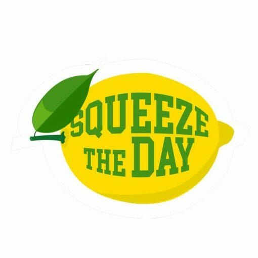 Squeeze the Day Sticker
