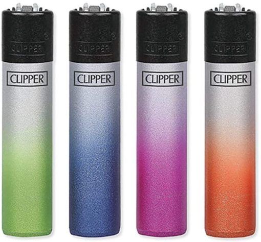Metallic Gradient Clipper Lighter