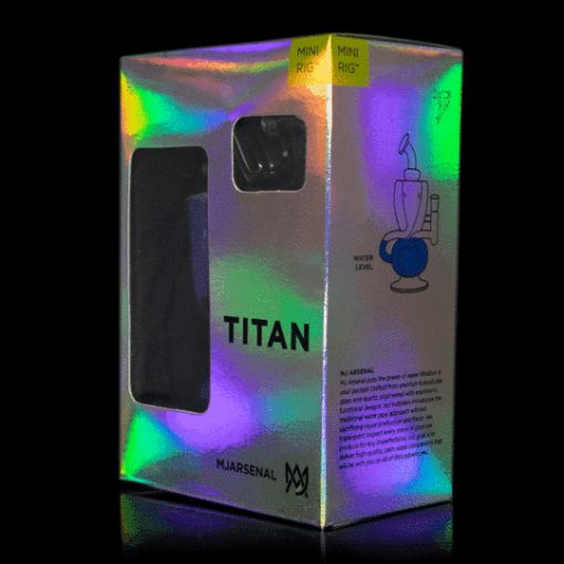 MJ Arsenal Titan Mini Dab Rig - Iridescent