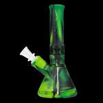 green silicone mini beaker bong for sale