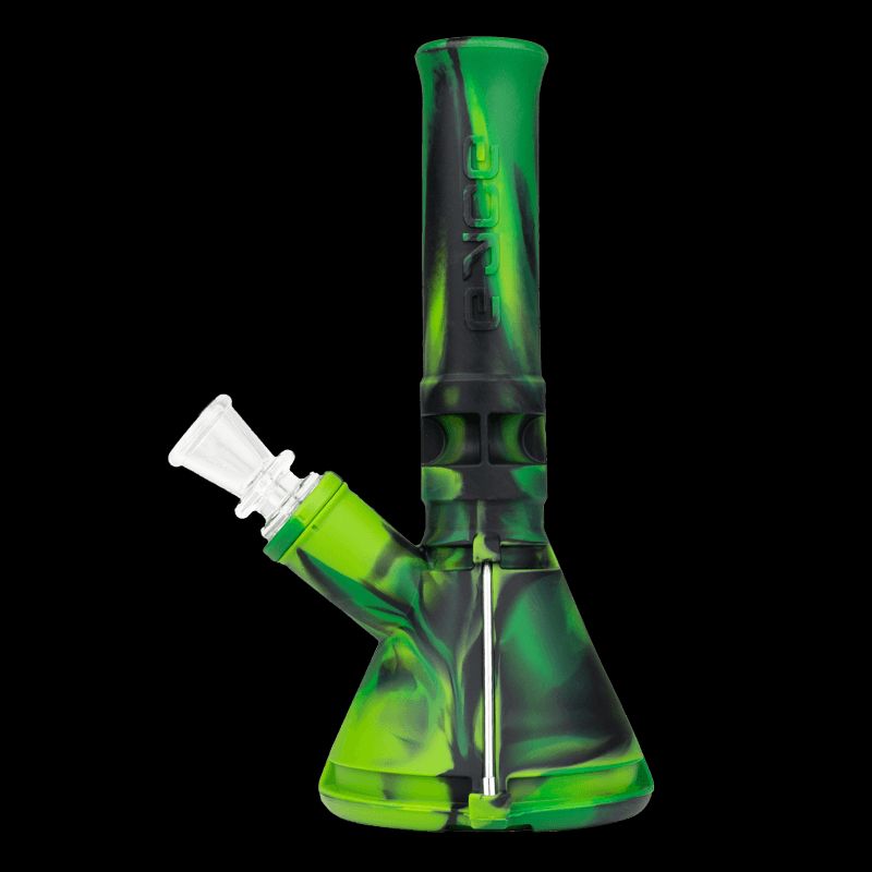 green silicone mini beaker bong for sale