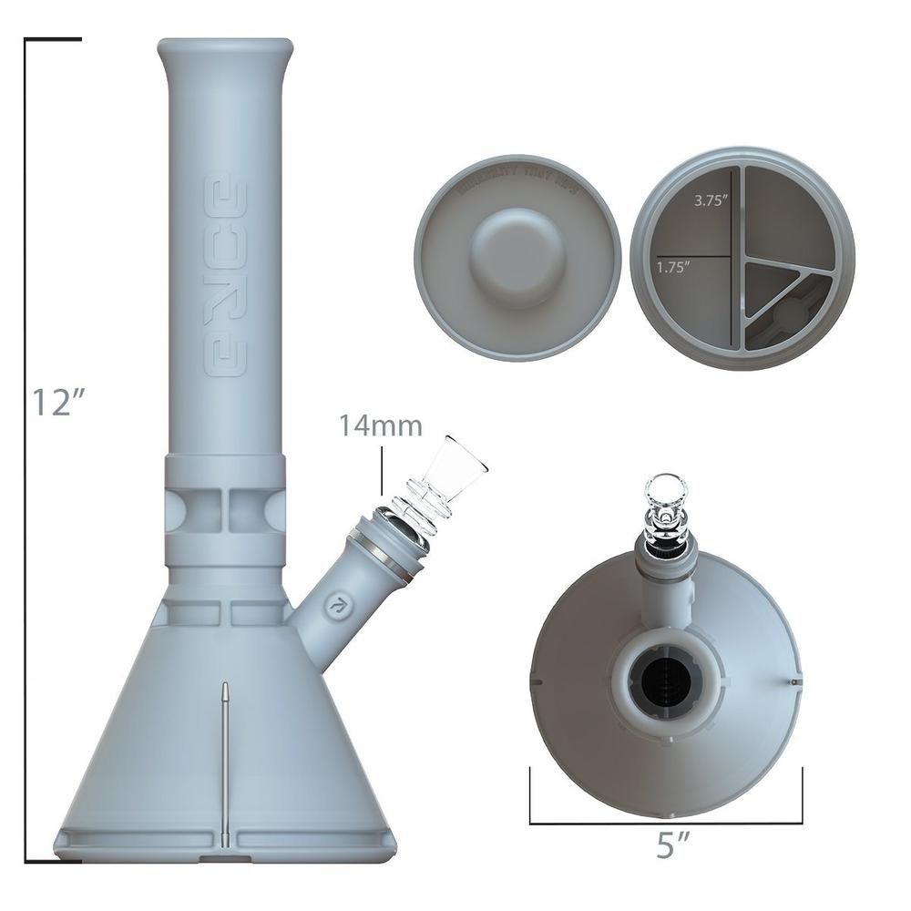 durable silicone beaker bong water pipe