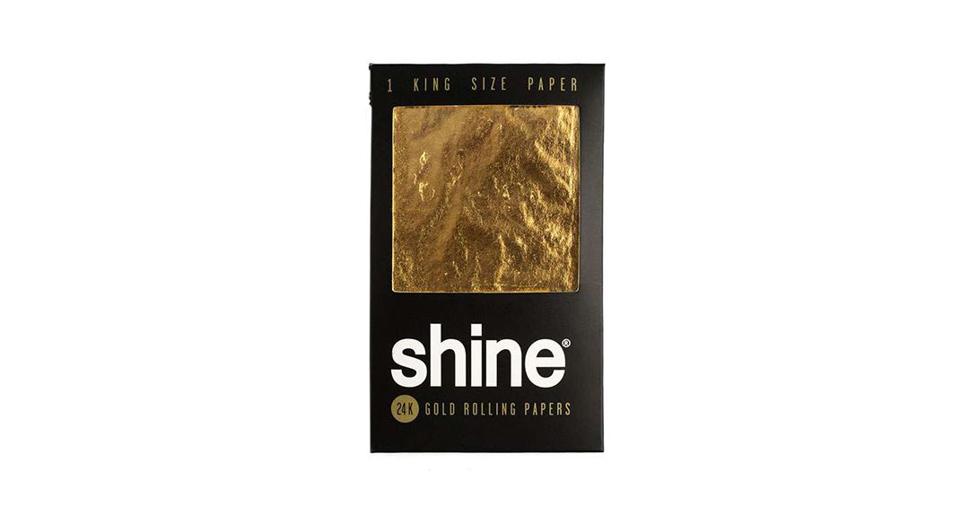 Shine 24k gold rolling papers