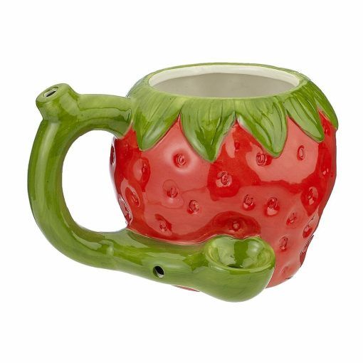 Strawberry Wake & Bake Mug Pipe
