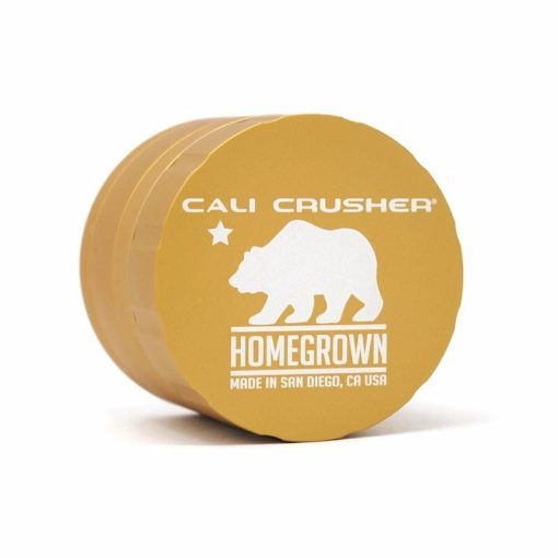 Cali Crusher Homegrown 4 Piece Grinder Gold