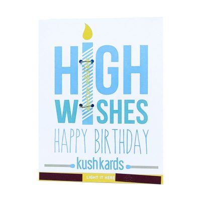 Kush Kards High Wishes Birthday Card