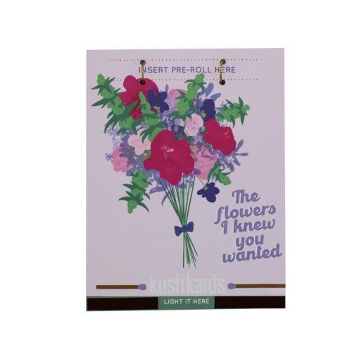 Kush Kards Flowers Greeting Card