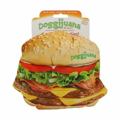 Doggijuana Cheeseburger Dog Toy