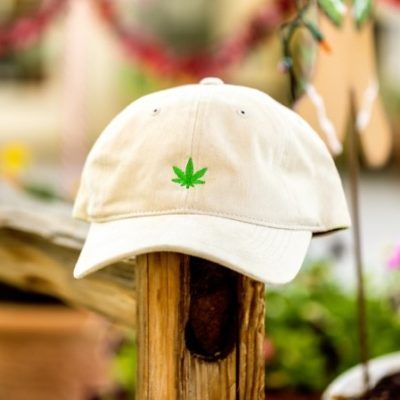 cannabis leaf hat