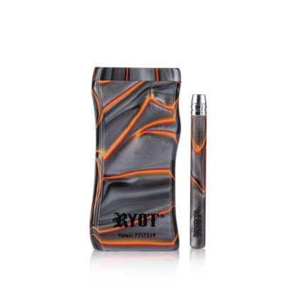 RYOT Acrylic 3" Magnetic Dugout with Matching One Hitter in Red and Black