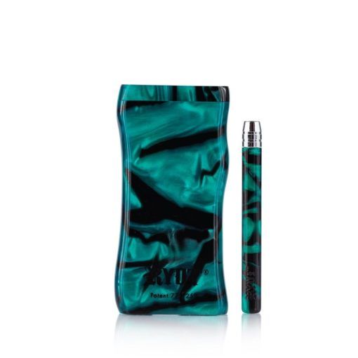 RYOT Acrylic 3" Magnetic Dugout with Matching One Hitter in Green