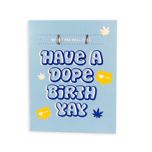 Kush Kards Have a Dope Birthday Stoner Greeting Card