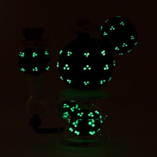 Empire Glassworks Peyote Cactus Bong Glow in the Dark