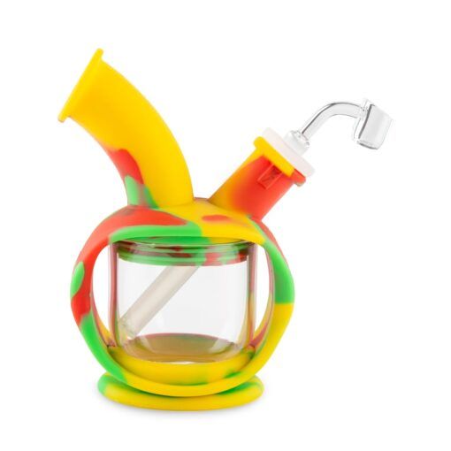 OOZE Silicone Kettle Bong - Rasta