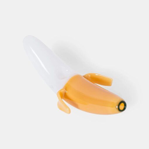 Edie Parker Glass Banana Hand Pipe