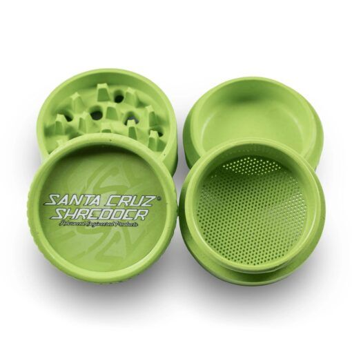 Santa Cruz 4 Piece Hemp Grinder - Green