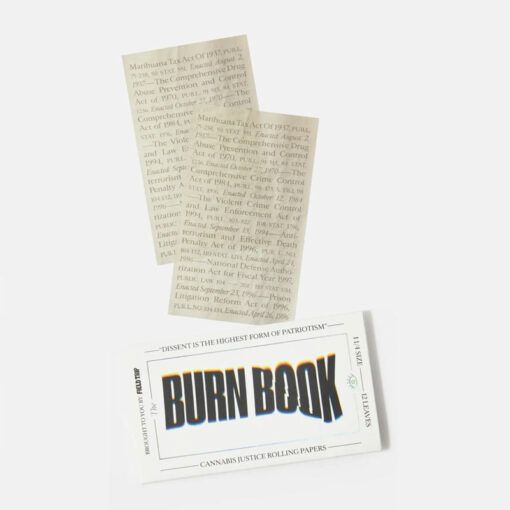 Field Trip Rolling Papers Burn Book