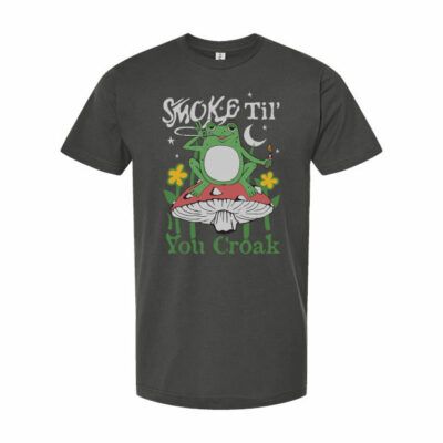 Smoke Til You Croak Shirt Cannabox March 2024 Frog