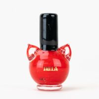 Saki Bomb Kitty Red Nail Polish Dry Pipe