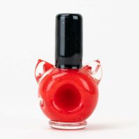 Saki Bomb Kitty Red Nail Polish Dry Pipe - Image 2