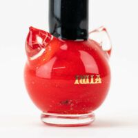 Saki Bomb Kitty Red Nail Polish Dry Pipe - Image 4