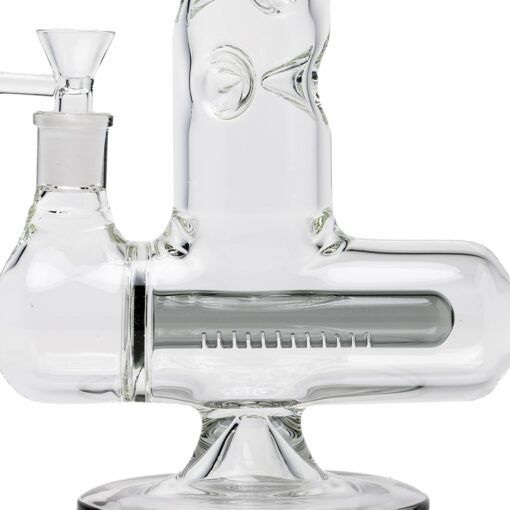 Human Grade Inline Tube Triple Ice Catch Glass Water Pipe - Image 5