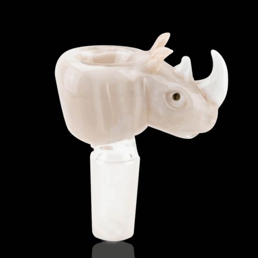 White Rhino Bowl Piece