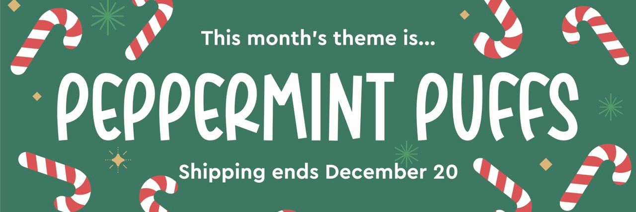 Cannabox December 2025 Peppermint Puffs