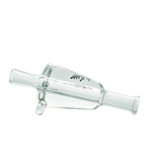 The Freeze Pipe Glycerin Blunt Tip, a transparent glass wine thief with a spout, handle, and blunt tip for smooth extraction, is shown lying on its side against a white background.