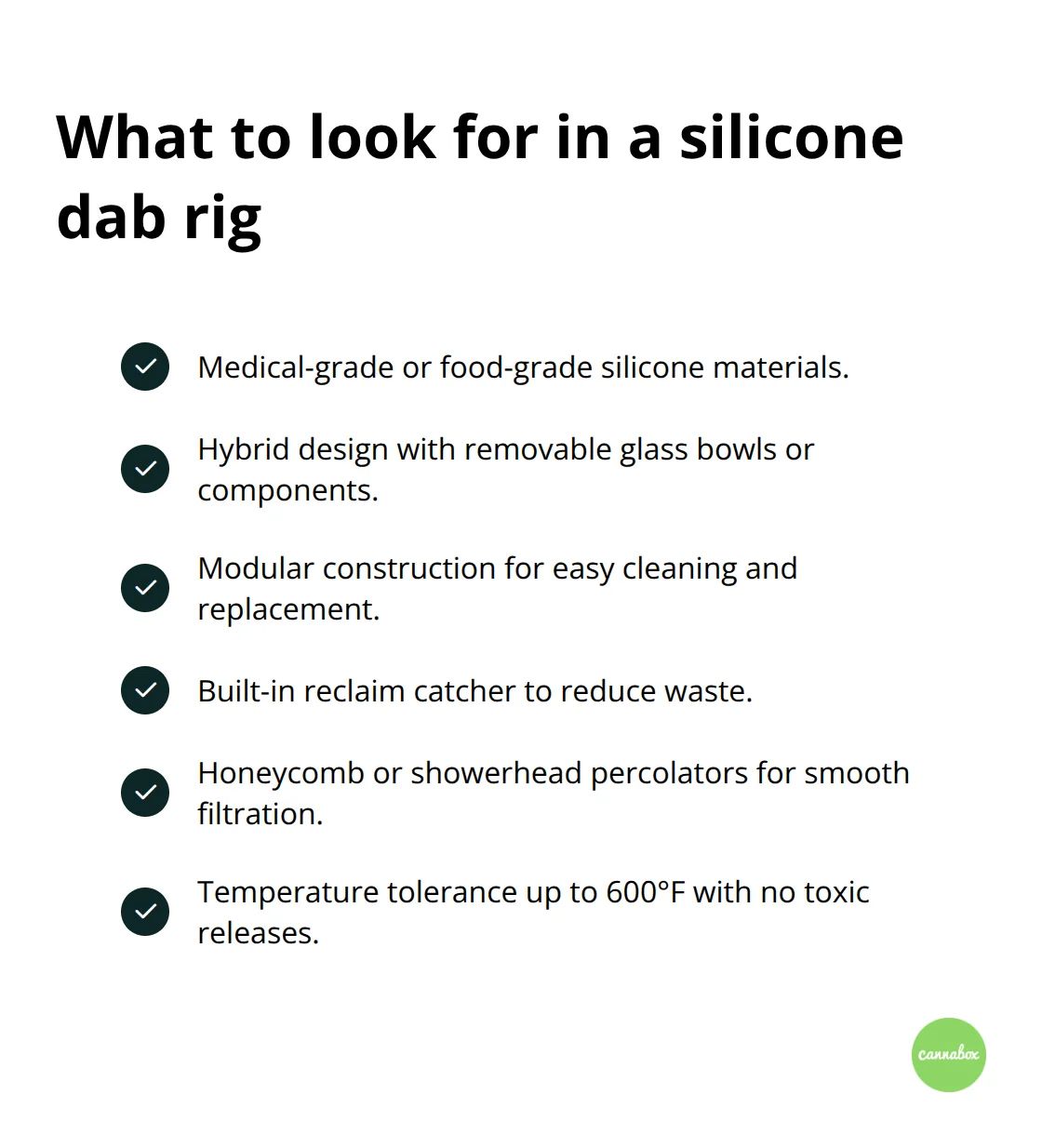 Essential components and features when choosing a silicone dab rig - dab rigs silicone