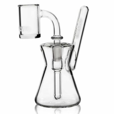 GRAV® Hourglass Pocket Bubbler Rig - Clear