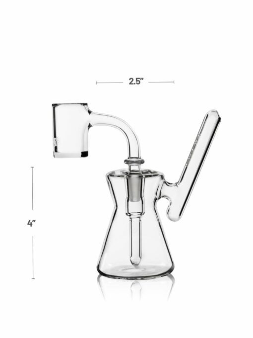 GRAV® Hourglass Pocket Bubbler Rig - Clear - Image 4
