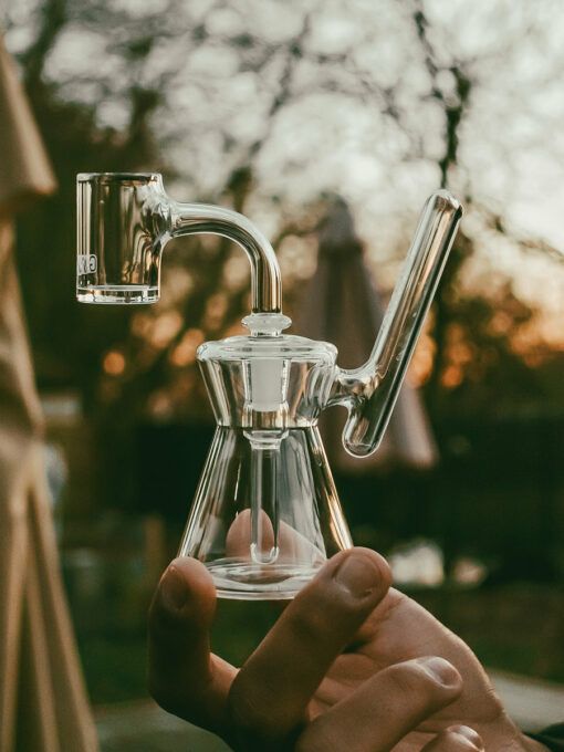GRAV® Hourglass Pocket Bubbler Rig - Clear - Image 5