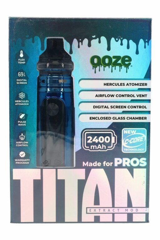 Ooze Titan 2400 mAh Extract Mod – Hercules Atomizer - Image 2