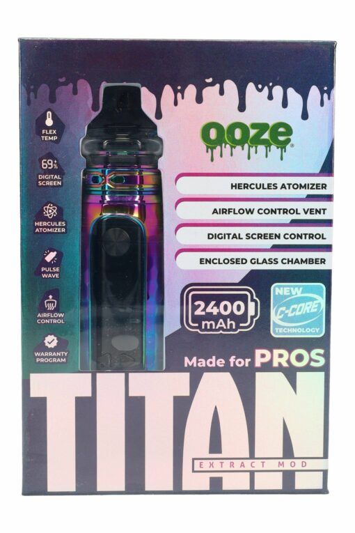 Ooze Titan 2400 mAh Extract Mod – Hercules Atomizer - Image 3